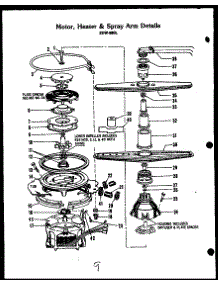 04 - Motor parts for Amana Dishwasher ZDW-880L from AppliancePartsPros.com