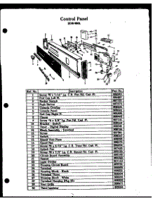 05 - Control Panel parts for Amana Dishwasher ZDW-880L from AppliancePartsPros.com