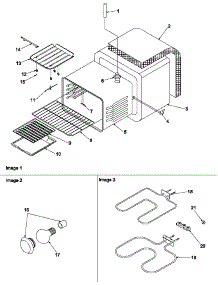 02 - Cavity parts for Amana Range ZRRS6550WW / P1130662NWW from AppliancePartsPros.com