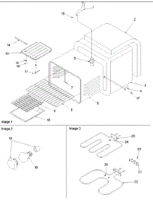 02 - Cavity parts for Amana Range ZRT6510WW / P1143490NWW from AppliancePartsPros.com