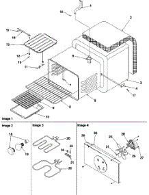 02 - Cavity parts for Amana Range ZRTC7511WW / P1143619NWW from AppliancePartsPros.com