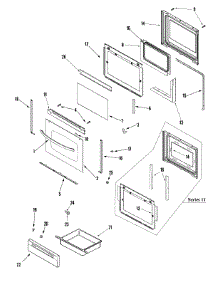 03 - Door / Drawer (Slv) parts for Amana Range AER5712AAZ from AppliancePartsPros.com