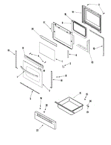 02 - Door / Drawer (Slv) parts for Amana Range AER5712ACZ from AppliancePartsPros.com