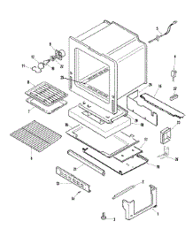 05 - Oven / Base parts for Amana Range AGR5712ADB from AppliancePartsPros.com
