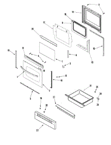 03 - Door / Drawer (Slv) parts for Amana Range AGR5712ADZ from AppliancePartsPros.com