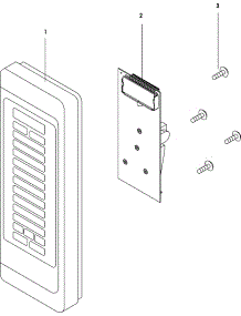 02 - Control Panel parts for Amana Microwave ALD510 / P1331005M from AppliancePartsPros.com