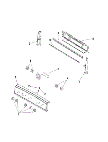 02 - Control Panel parts for Crosley Range CE35200AAW from AppliancePartsPros.com