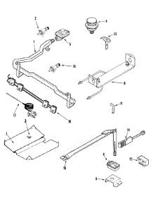 04 - Gas Controls parts for Crosley Range CG31400ADW from AppliancePartsPros.com