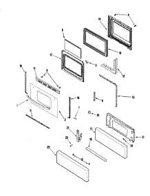 03 - Door / Drawer parts for Crosley Range CG31600ADV from AppliancePartsPros.com