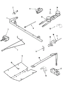 04 - Gas Controls parts for Crosley Range CP31200ADV from AppliancePartsPros.com