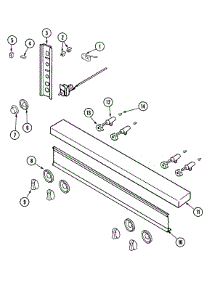 02 - Manifold Panel / Gas Controls parts for Dynasty Range DGR608 from AppliancePartsPros.com