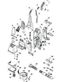 02 - Upper Assembly parts for Hoover Power Steamer F5891900 from AppliancePartsPros.com