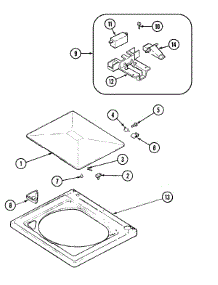 05 - Top parts for Maytag Washer HAV2357AWW from AppliancePartsPros.com