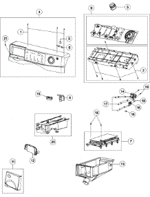 02 - Control Board  /  Dispenser parts for Maytag Washer MAH6700AWM from AppliancePartsPros.com
