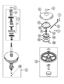 06 - Transmission parts for Maytag Washer MAV4758AWW from AppliancePartsPros.com