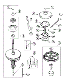 06 - Transmission parts for Maytag Washer MAV5758EWW from AppliancePartsPros.com
