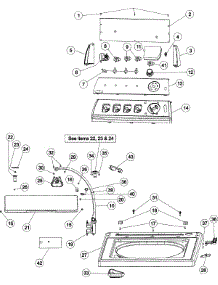03 - Control Panel & Top parts for Maytag Washer MAV5920AGW from AppliancePartsPros.com