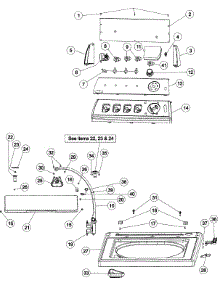 03 - Control Panel & Top parts for Maytag Washer MAV5920EWK from AppliancePartsPros.com