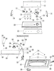 03 - Control Panel & Top parts for Maytag Washer MAVT236AWW from AppliancePartsPros.com