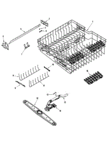 04 - Rack Assembly (Upr) parts for Maytag Dishwasher MDBCUBEAWX from AppliancePartsPros.com