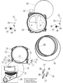 05 - Tumbler parts for Maytag Dryer MDG2706AWW from AppliancePartsPros.com