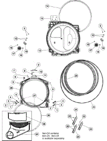 05 - Tumbler parts for Maytag Dryer MDG3757AWW from AppliancePartsPros.com