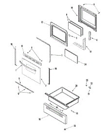 03 - Door / Drawer parts for Maytag Range MER5751ACW from AppliancePartsPros.com