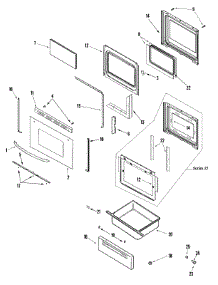 03 - Door / Drawer parts for Maytag Range MER5752ACW from AppliancePartsPros.com