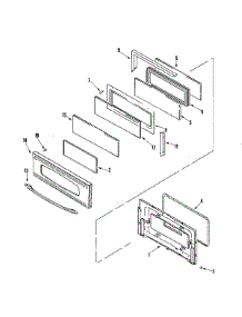 04 - Door (Upper-Stl) parts for Maytag Range MER6765BAS from AppliancePartsPros.com