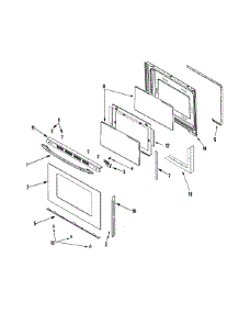 03 - Door (Lower) parts for Maytag Range MER6775BAN from AppliancePartsPros.com