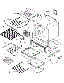 04 - Oven / Base parts for Maytag Range MES5875BAS from AppliancePartsPros.com
