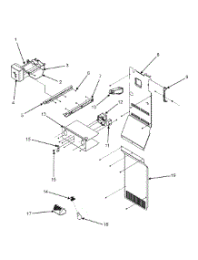 08 - Freezer Compartment parts for Maytag Refrigerator MSD2641KEW from AppliancePartsPros.com