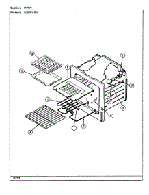 04 - Oven parts for Norge Range N3878VRV from AppliancePartsPros.com
