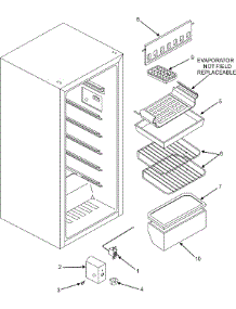 03 - Interior Parts parts for Maytag Refrigerator PCF4400ACW from AppliancePartsPros.com