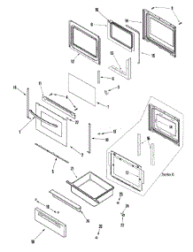 03 - Door / Drawer parts for Samsung Range RGSF3330DW from AppliancePartsPros.com
