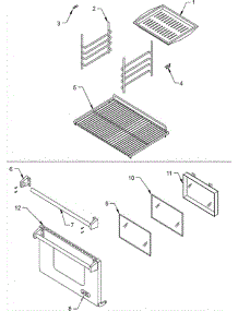 05 - Oven Cavity / Door Items parts for Jade Range RJDF3683A from AppliancePartsPros.com