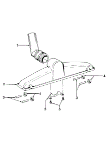 02 - Rug_Flrnozzle parts for Hoover Carpet Floor Sweeper S2505--- from AppliancePartsPros.com