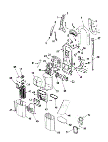 02 - Motor, Turbinehandtool, Handle parts for Hoover Vacuum U8131900 from AppliancePartsPros.com