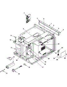 04 - Electrical Components parts for Menu Master Microwave UC11E2 / P1331236M from AppliancePartsPros.com