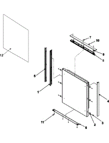09 - Refrigerator Door Handle & Trim parts for Amana Refrigerator ABC2037DTB from AppliancePartsPros.com