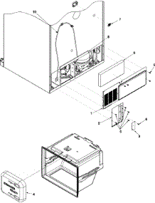 02 - Cabinet Back parts for Amana Refrigerator ABL2522FES / ABL2522FES0 from AppliancePartsPros.com