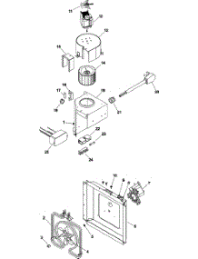 04 - Fuses, Blower, Heater Box, parts for Amana Microwave ACE5302 / P1332914M from AppliancePartsPros.com