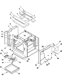 05 - Stirrer, Ducts, parts for Amana Microwave ACE5302 / P1332914M from AppliancePartsPros.com