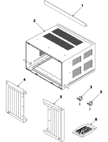 03 - Outer Case Assembly parts for Samsung Room Air Conditioner AW189CB from AppliancePartsPros.com