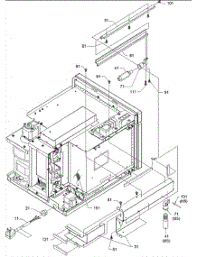 05 - Light parts for Amana Microwave CRC18T2OG / P1323015M from AppliancePartsPros.com