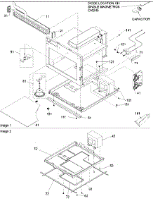 02 - Controls & Basepan Assy parts for Menu Master Microwave DEC14E / P1325207M from AppliancePartsPros.com