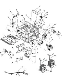 04 - Electrical, Grease Shield, Ducts, parts for Menu Master Microwave DFS18E / P1330222M from AppliancePartsPros.com