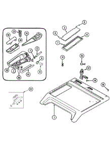 03 - Top parts for Maytag Washer MAH5500AWQ from AppliancePartsPros.com