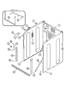 02 - Cabinet-Front parts for Maytag Washer MAH5500AWW from AppliancePartsPros.com