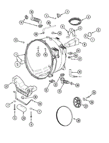 08 - Outer Tub parts for Maytag Washer MAH5500AWW from AppliancePartsPros.com